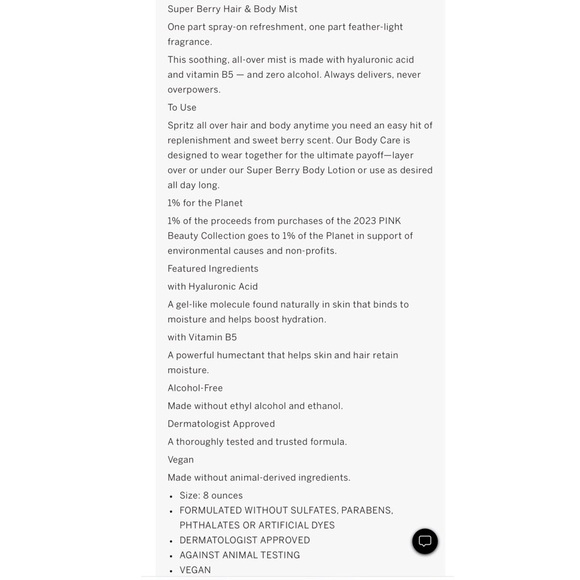 Victoria’s Secret PINK Super Berry Boosting Body Lotion Set Limited Edition NWT - Picture 6 of 6